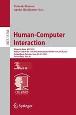 Human-Computer Interaction: Thematic Area, HCI 2025, Held as Part of the 27th HCI International Conference, HCII 2025, Gothenburg, Sweden, June 22–27, 2025, Proceedings, Part III