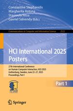 HCI International 2025 Posters