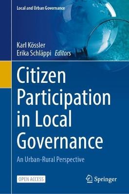 Citizen Participation in Local Governance: An Urban-Rural Perspective - cover