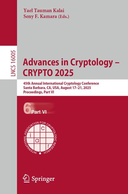 Advances in Cryptology – CRYPTO 2025