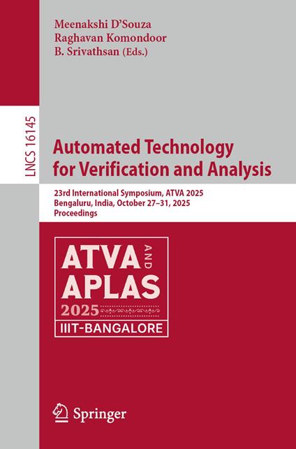 Automated Technology for Verification and Analysis