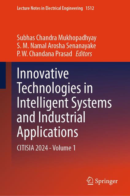 Innovative Technologies in Intelligent Systems and Industrial Applications