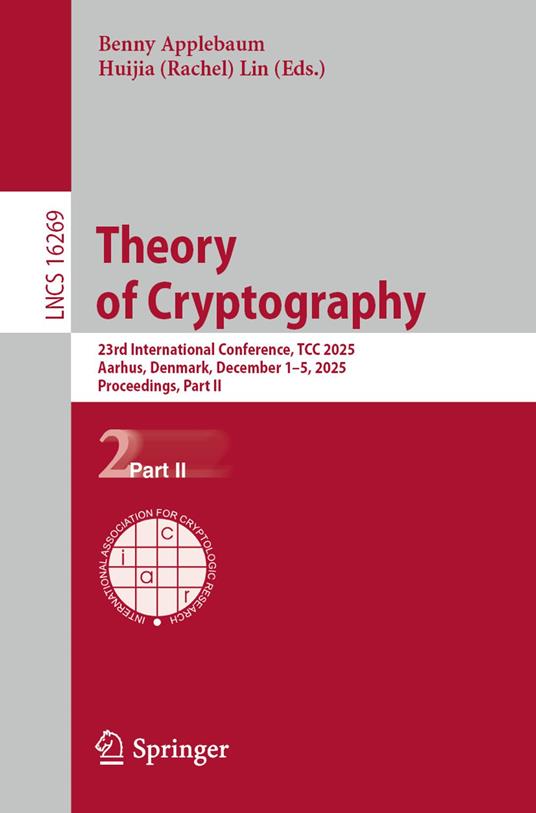 Theory of Cryptography