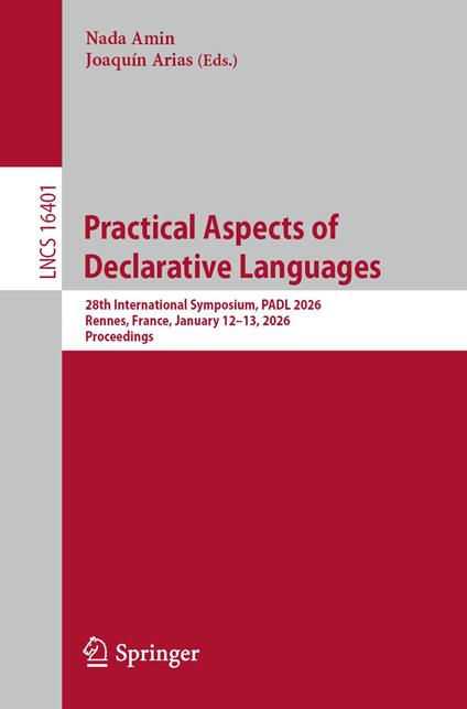 Practical Aspects of Declarative Languages