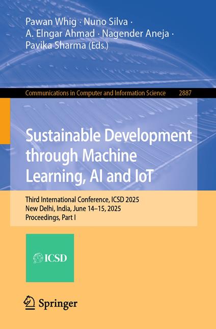 Sustainable Development through Machine Learning, AI and IoT