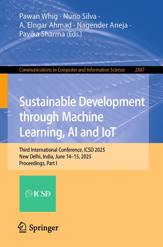 Sustainable Development through Machine Learning, AI and IoT