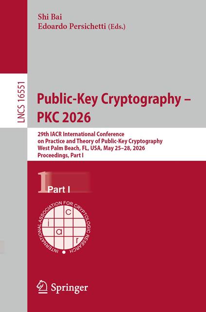 Public-Key Cryptography – PKC 2026