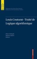 Louis Couturat -Traité de Logique algorithmique - cover