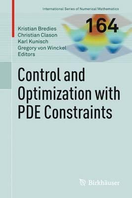 Control and Optimization with PDE Constraints - cover
