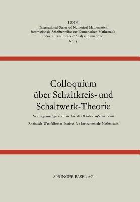 Colloquium über Schaltkreis- und Schaltwerk-Theorie - Kenneth A Loparo - cover