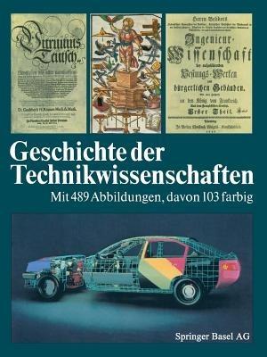 Geschichte der Technikwissenschaften - BUCHHEIM,SONNEMANN - cover