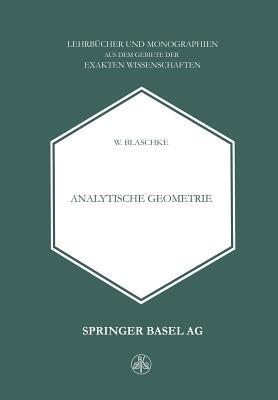 Analytische Geometrie - W. Blaschke - cover