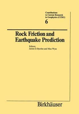 Rock Friction and Earthquake Prediction - WYSS,BYERLEE - cover