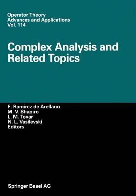Complex Analysis and Related Topics - cover