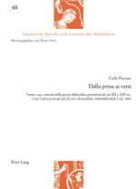 Dalla prosa ai versi