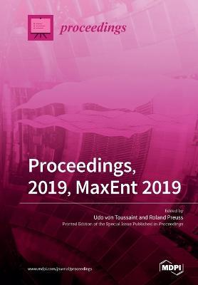 Proceedings, 2019, MaxEnt 2019 - cover