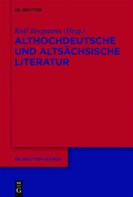 Althochdeutsche Und Altsächsische Literatur - cover