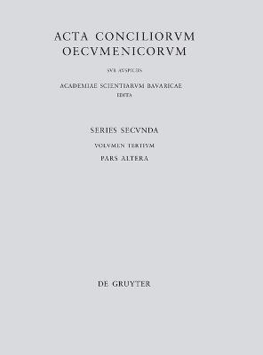 Concilii Actiones IV-V - cover