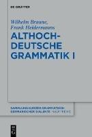 Althochdeutsche Grammatik I - Wilhelm Braune - cover
