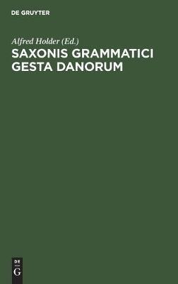 Saxonis Grammatici gesta Danorum - cover