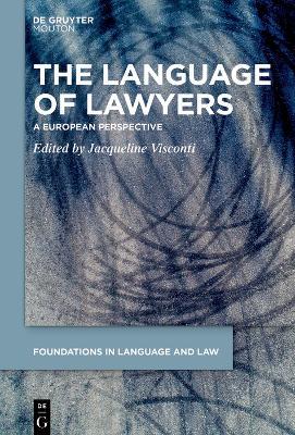 The Language of Lawyers: A European Perspective - cover