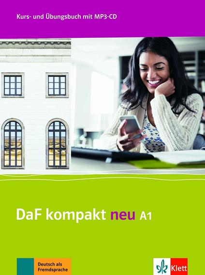 DaF kompakt neu in 3 Banden: Kurs- und  Ubungsbuch A1 + MP3-CD - cover