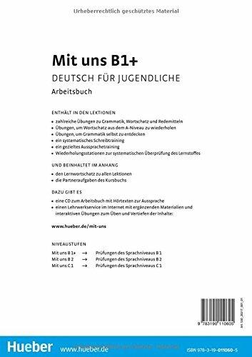 Mit uns B1. Arbeitsbuch. Per le Scuole superiori. Con espansione online - 2