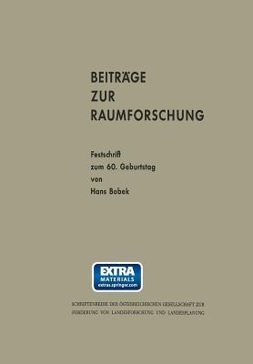 Beiträge zur Raumforschung: Festschrift zum 60. Geburtstag von Hans Bobek - Kenneth A Loparo - cover