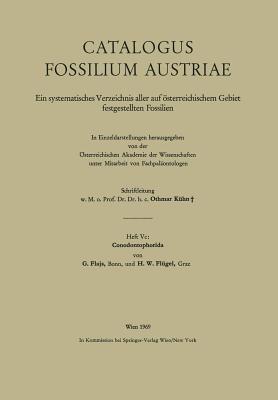 Conodontophorida - G. Flajs,H.W. Flügel - cover