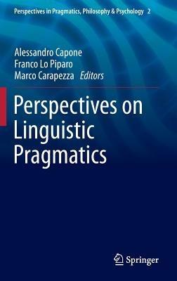 Perspectives on Linguistic Pragmatics - cover
