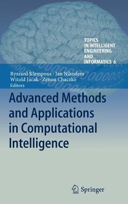 Advanced Methods and Applications in Computational Intelligence - cover