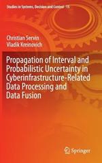 Propagation of Interval and Probabilistic Uncertainty in Cyberinfrastructure-related Data Processing and Data Fusion