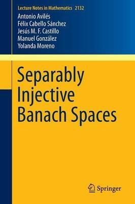 Separably Injective Banach Spaces - Antonio Avilés,Félix Cabello Sánchez,Jesús M.F. Castillo - cover