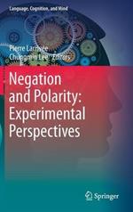 Negation and Polarity: Experimental Perspectives