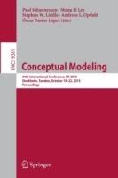 Conceptual Modeling: 34th International Conference, ER 2015, Stockholm, Sweden, October 19-22, 2015, Proceedings - cover