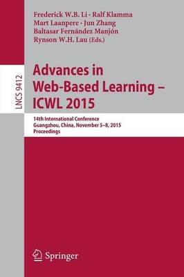 Advances in Web-Based Learning -- ICWL 2015: 14th International Conference, Guangzhou, China, November 5-8, 2015, Proceedings - cover