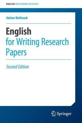 English for Writing Research Papers - Adrian Wallwork - cover