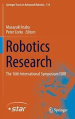 Robotics Research: The 16th International Symposium ISRR