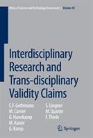 Interdisciplinary Research and Trans-disciplinary Validity Claims - C. F. Gethmann,M. Carrier,G. Hanekamp - cover