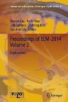 Proceedings of ELM-2014 Volume 2: Applications - cover