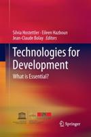 Technologies for Development: What is Essential? - cover