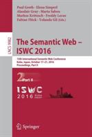 The Semantic Web – ISWC 2016: 15th International Semantic Web Conference, Kobe, Japan, October 17–21, 2016, Proceedings, Part II - cover
