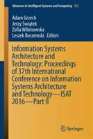 Information Systems Architecture and Technology: Proceedings of 37th International Conference on Information Systems Architecture and Technology – ISAT 2016 – Part II - cover