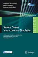Serious Games, Interaction and Simulation: 6th International Conference, SGAMES 2016, Porto, Portugal, June 16-17, 2016, Revised Selected Papers - cover