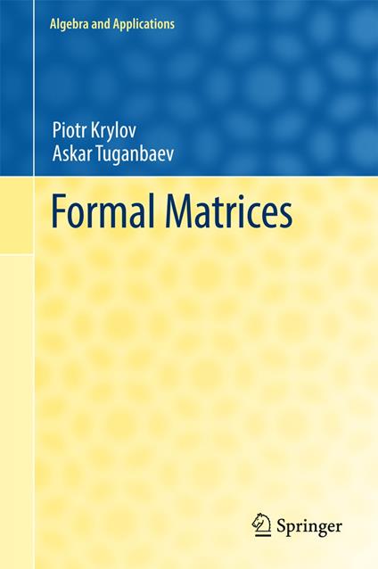 Formal Matrices