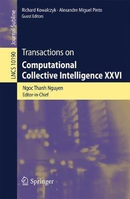 Transactions on Computational Collective Intelligence XXVI - cover