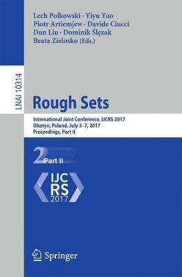 Rough Sets: International Joint Conference, IJCRS 2017, Olsztyn, Poland, July 3–7, 2017, Proceedings, Part II - cover