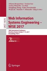 Web Information Systems Engineering – WISE 2017: 18th International Conference, Puschino, Russia, October 7-11, 2017, Proceedings, Part II