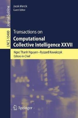 Transactions on Computational Collective Intelligence XXVII - cover
