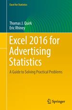 Excel 2016 for Advertising Statistics